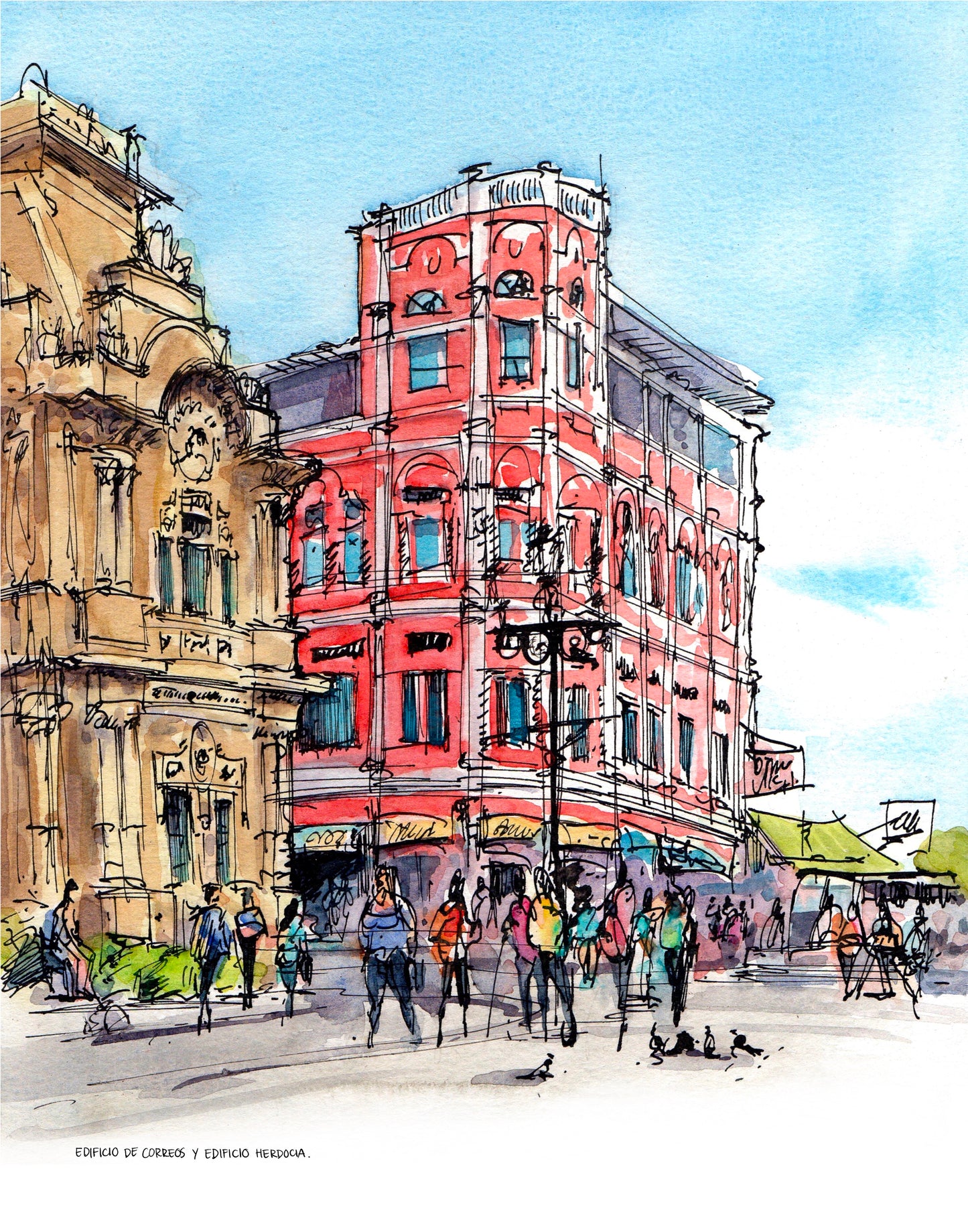 Libreta Edificio Herdocia y Edificio de Correos