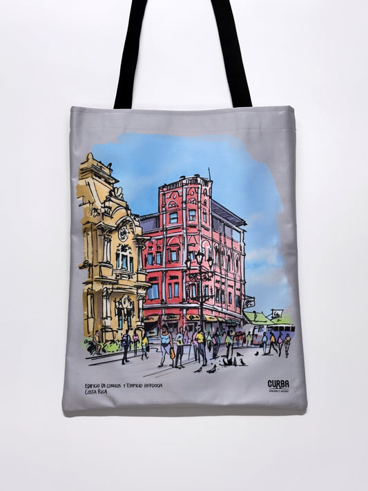 Bolso edificio Herdocia y edificio de Correos