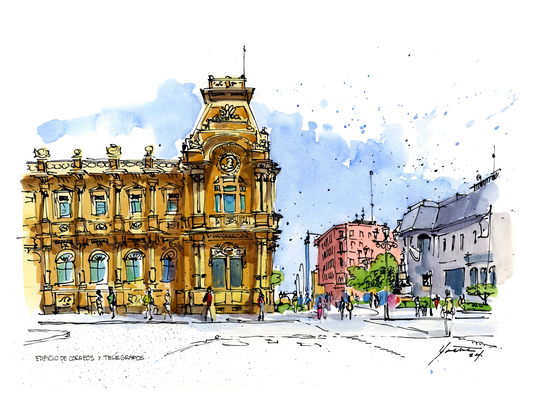 Print Edificio de Correos