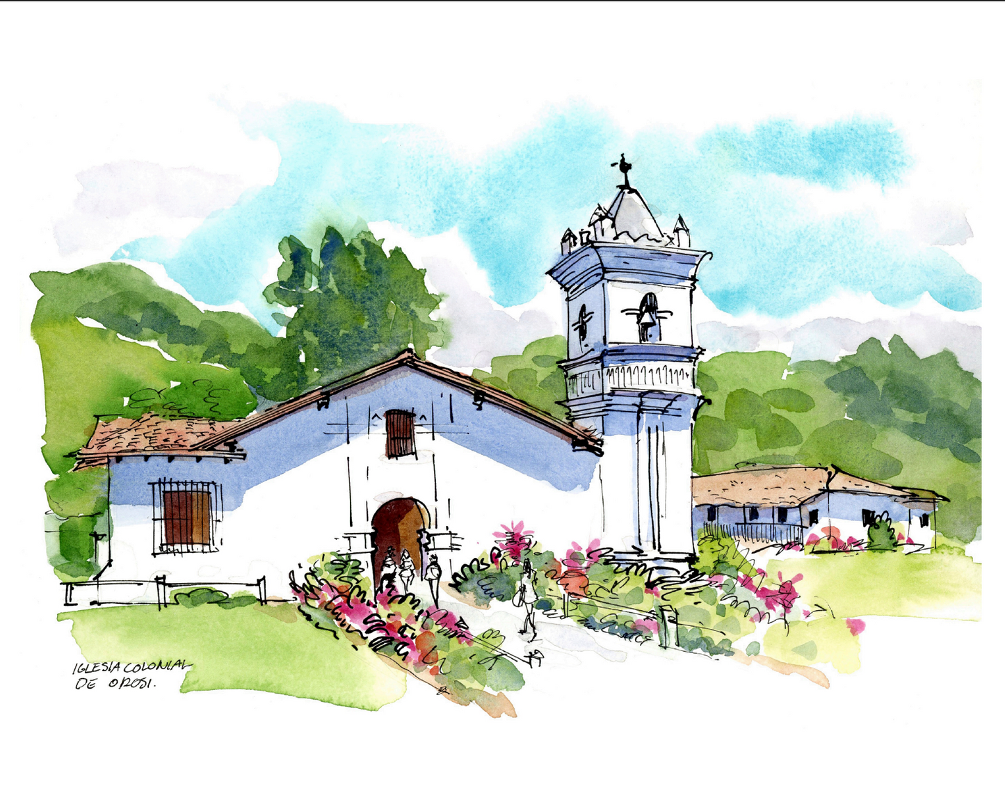 Print Iglesia de Orosi