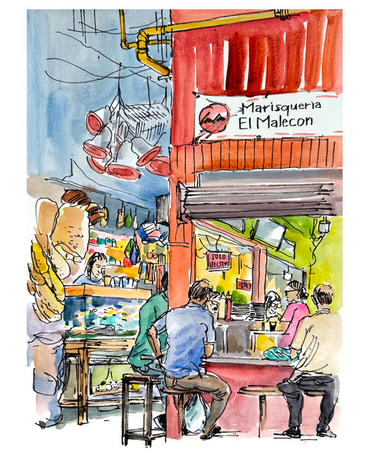 Print Marisquería el Malecón