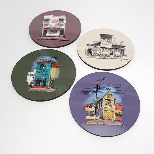 Posavasos barrios de San José